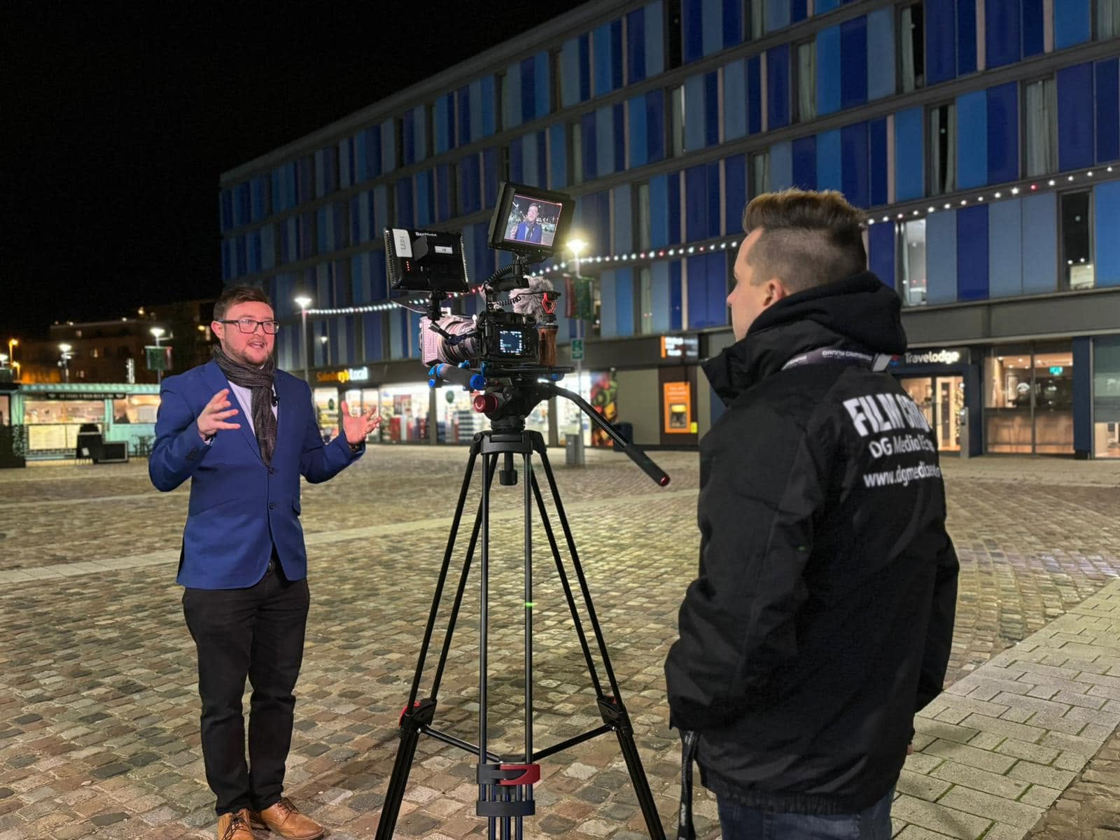 On location