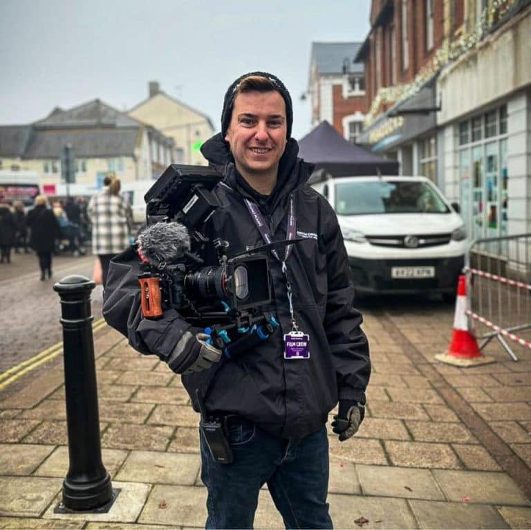 DG Creative Media filming at a live performance